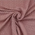 Ensemble Prénom Brodé en tissu maille de coton façon tricot jacquard Turban pompon + moufles + chaussons brodé assortis